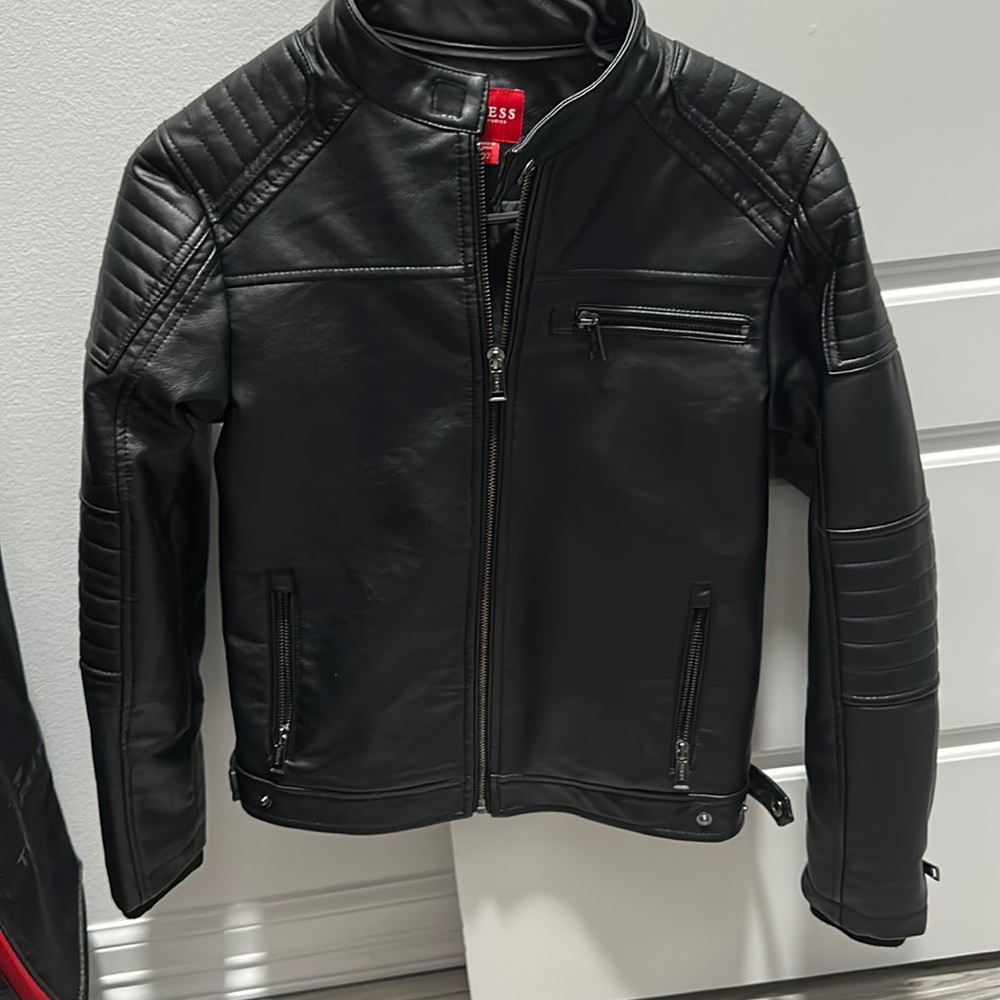 Guess Boys leather Jacket New!!!